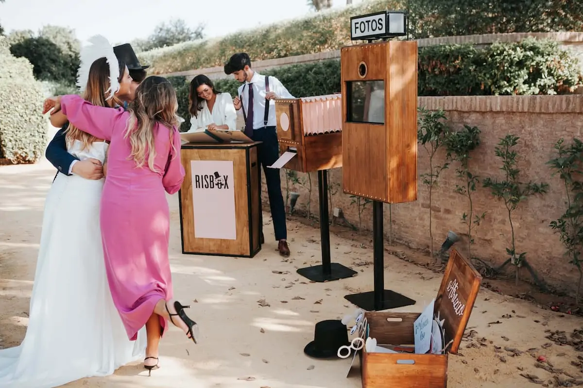 Fotomatón vintage para bodas y eventos en Madrid
